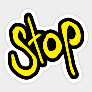 STOP Sticker